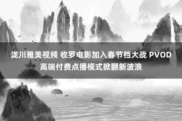 泷川雅美视频 收罗电影加入春节档大战 PVOD高端付费点播模式掀翻新波浪